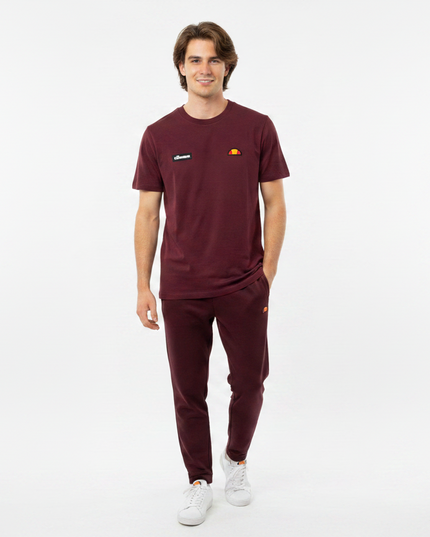 Ellesse Floran Tee in Burgundy