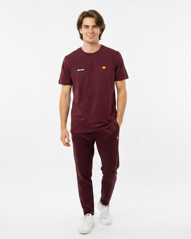 Ellesse Floran Tee in Burgundy