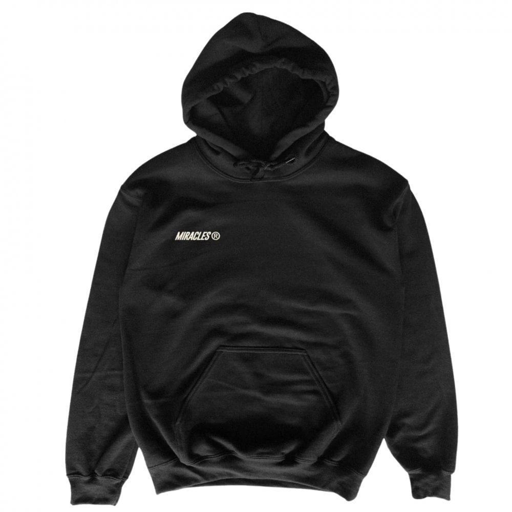 Miracles Members Hoody Black - Raw Menswear 