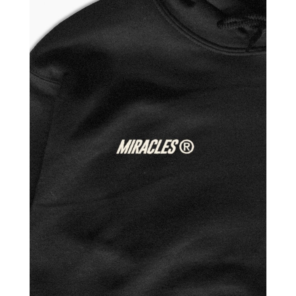 Miracles Members Hoody Black - Raw Menswear 