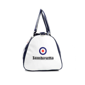 Lambretta Retro Sports Bag Small Navy/White - Raw Menswear