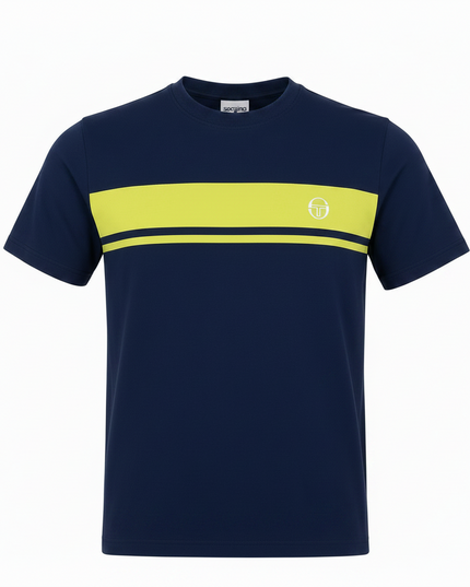Sergio Tacchini Masters Tee Maritime Blue/Celery Green