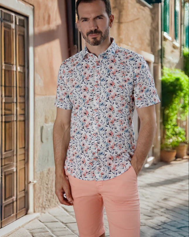 Mishmash Nebular SS Floral Shirt White/Multi