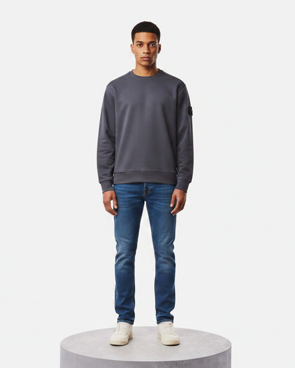 Weekend Offender Thunder Sweater in Ash Grey
