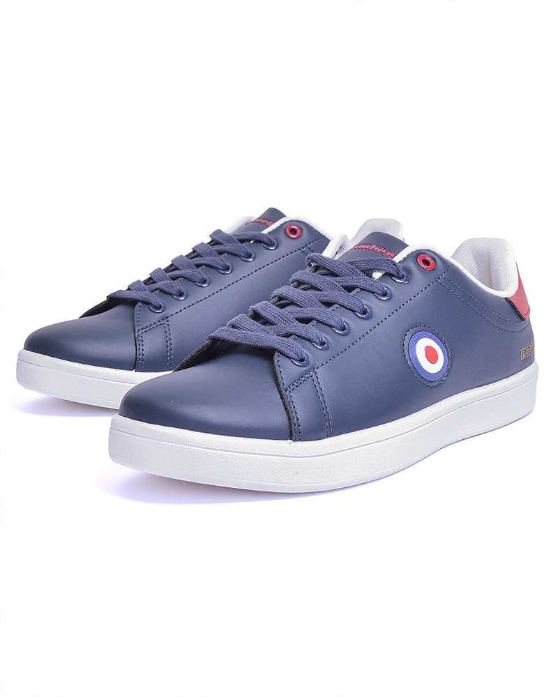 Lambretta Pinball Navy Target Trainers - Raw Menswear