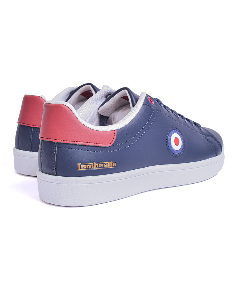 Lambretta Pinball Navy Target Trainers - Raw Menswear