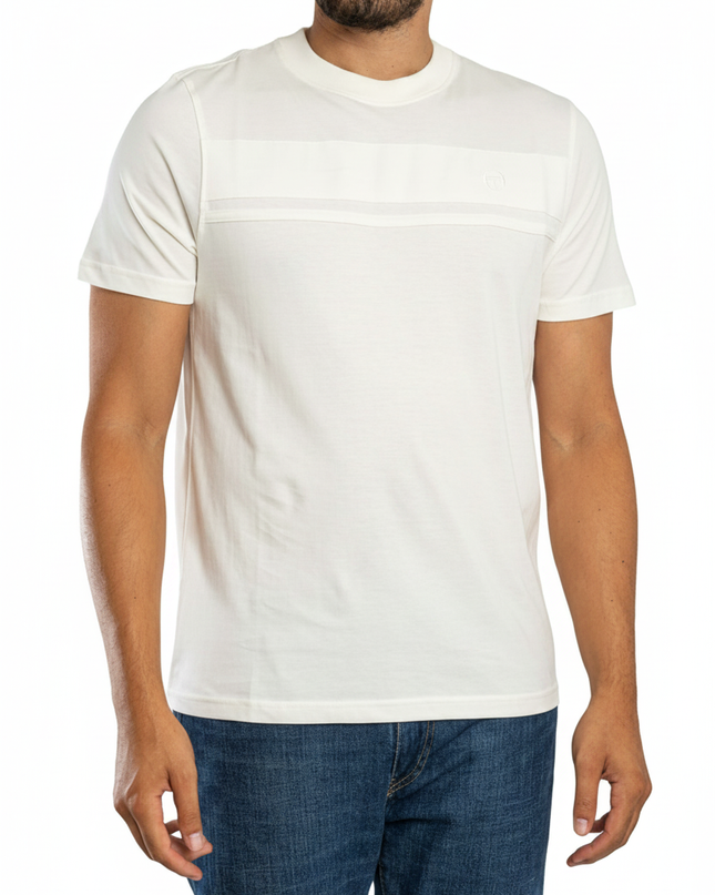 Sergio Tacchini Tonal Dama Tee in Gardenia