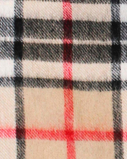 Heritage Traditions Pure Wool Tartan Scarf Camel - 1464 Raw Menswear