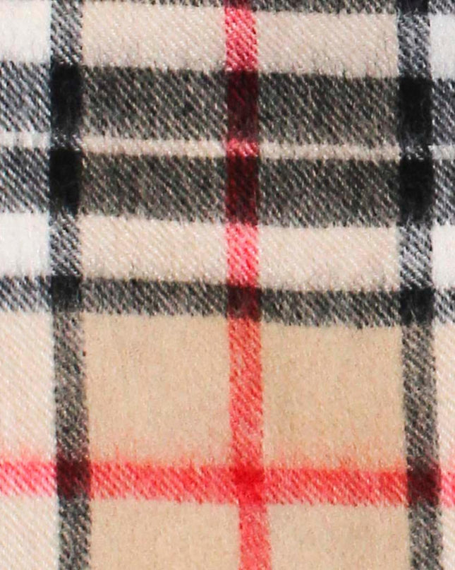 Heritage Traditions Pure Wool Tartan Scarf Camel - 1464 Raw Menswear