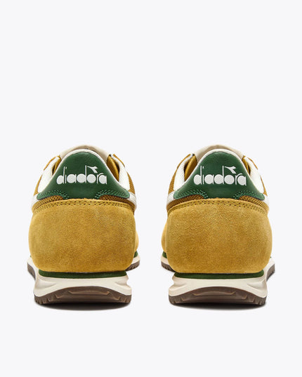 Diadora CROSS Low Profile Suede Trainer Harvest Gold/Greener Pastures  