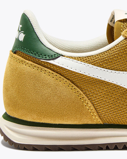 Diadora CROSS Low Profile Suede Trainer Harvest Gold/Greener Pastures  
