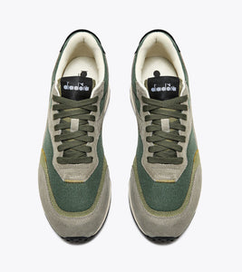 Diadora RACE Suede SW Trainers Khaki - Raw Menswear