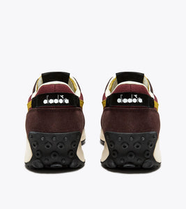 Diadora RACE Suede SW Trainers Burgundy - Raw Menswear