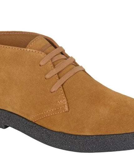 Roamers M759TS Revolver Mens Suede Desert Boots in Tan