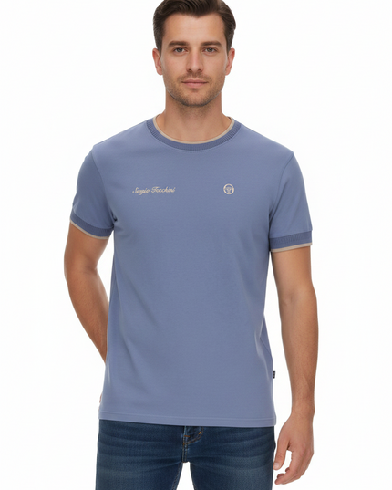 Sergio Tacchini Conte Tee in Country Blue