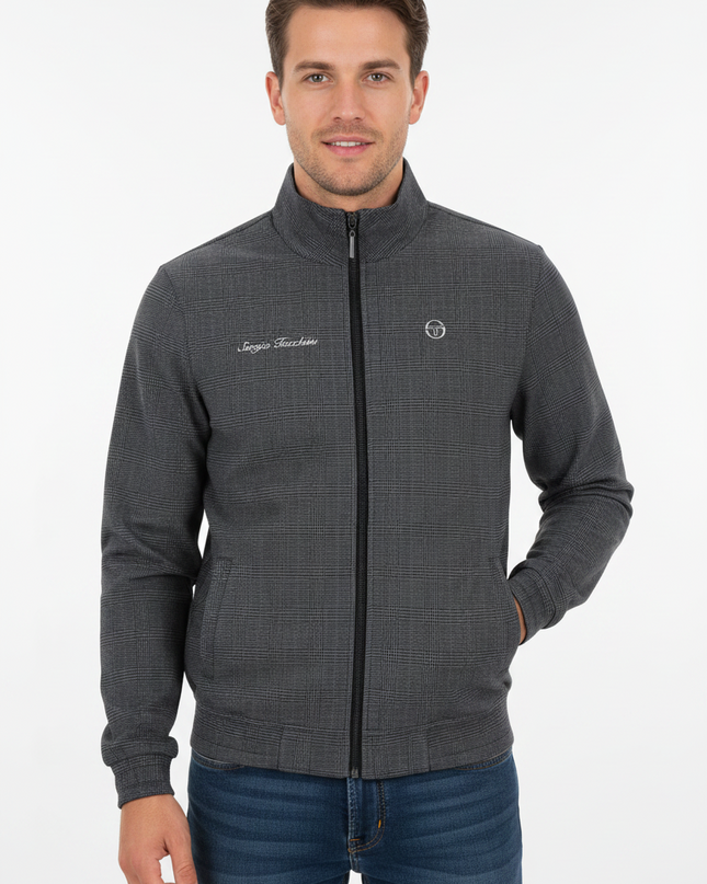 Sergio Tacchini Deluca Jacket in Charcoal/Black - 418