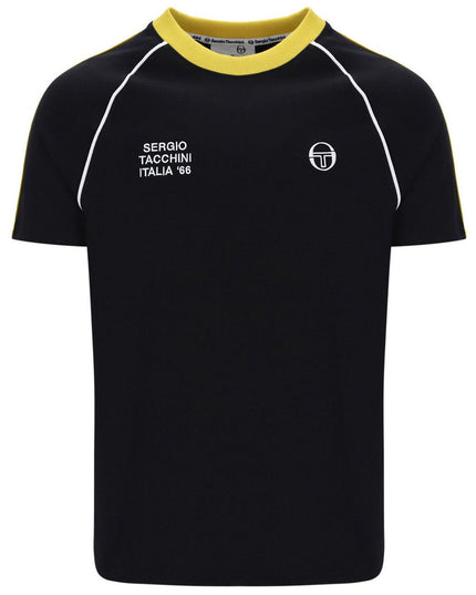 Sergio Tacchini Ghibli Davis Tee Black/Mango Mint/White