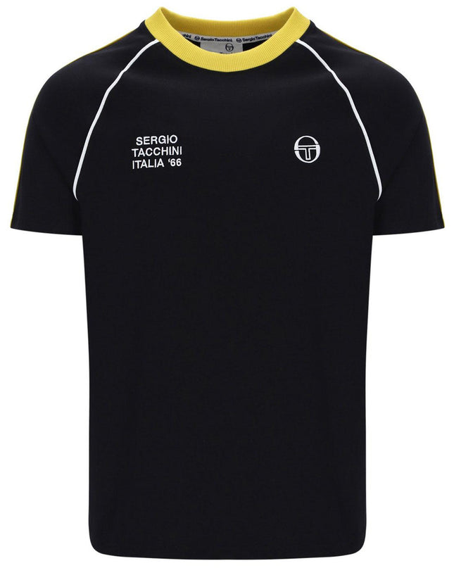 Sergio Tacchini Ghibli Davis Tee Black/Mango Mint/White