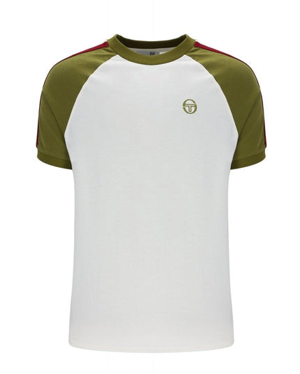 Sergio Tacchini Hadow Ringer Tee Gardenia/Avocado