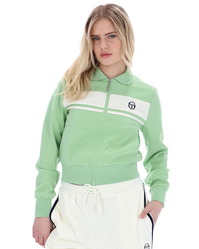 Sergio Tacchini Womens Miss Masters Track Top in Quiet Green