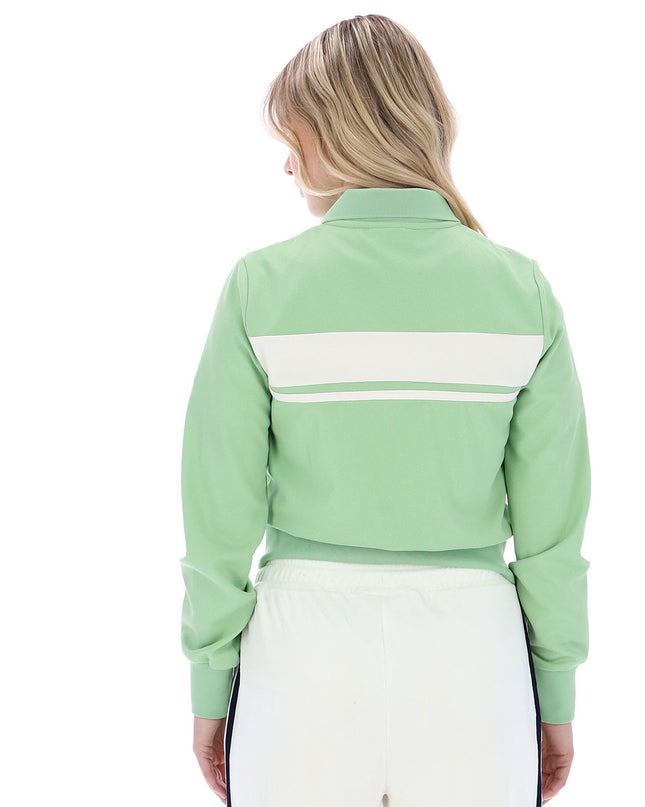 Sergio Tacchini Womens Miss Masters Track Top in Quiet Green