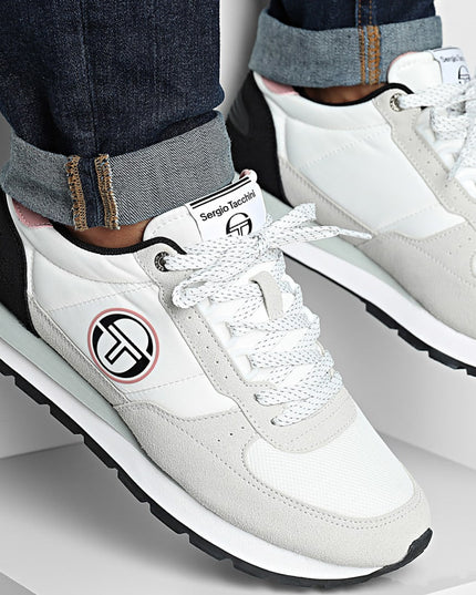 Sergio Tacchini Bergamo Trainers White/Vintage Indigo - 1451 Raw Menswear