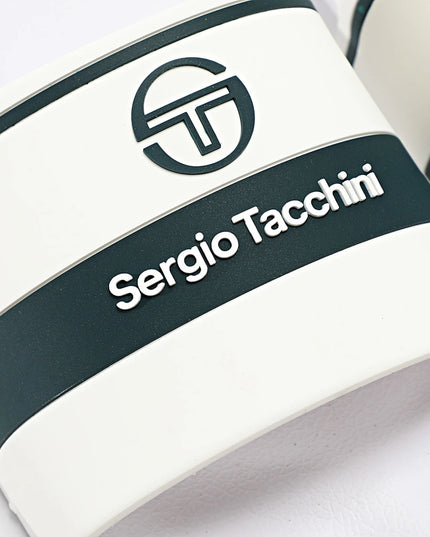 Sergio Tacchini Caspio Sliders White/Mediterranea