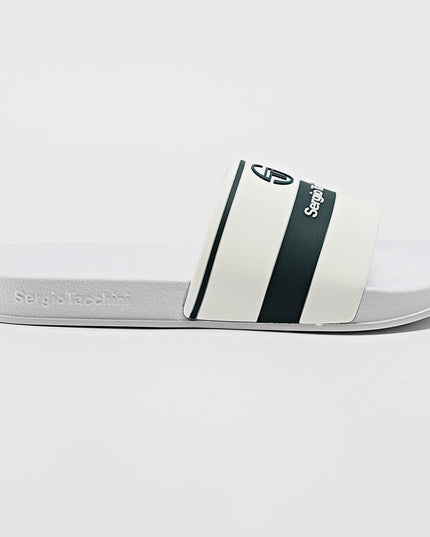 Sergio Tacchini Caspio Sliders White/Mediterranea