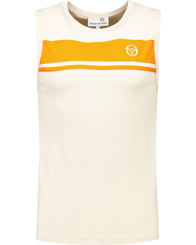 Sergio Tacchini Damarindo Vest Sandshell/Orange Pepper