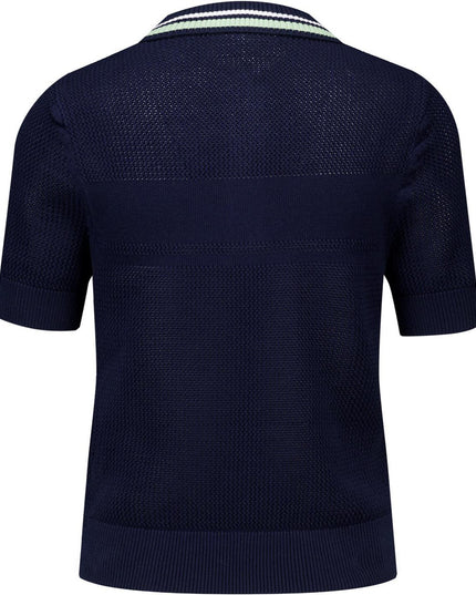 Women's ST Sienna Knit Polo Maritime Blue - 023