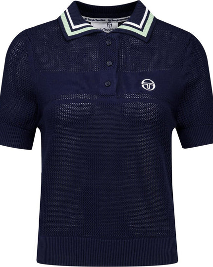 Women's ST Sienna Knit Polo Maritime Blue - 023