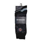 Load image into Gallery viewer, Lambretta 3 Pack Socks Black/Light Indigo - Raw Menswear
