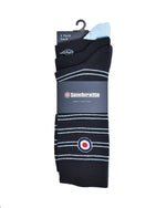 Carica l&#39;immagine nel visualizzatore di Gallery, Lambretta 3 Pack Paisley Socks Navy/Sky - Raw Menswear
