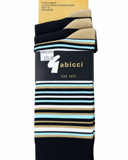Gabicci 3 Pack of Socks Black