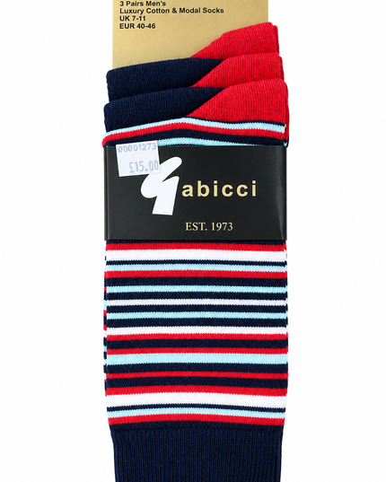Gabicci 3 Pack of Socks Navy