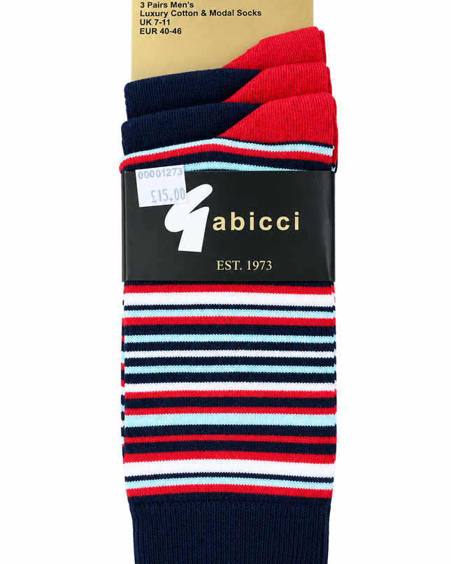 Gabicci 3 Pack of Socks Navy