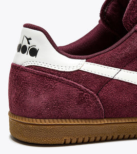 Diadora TOKYO Suede Trainers Burgundy - Raw Menswear