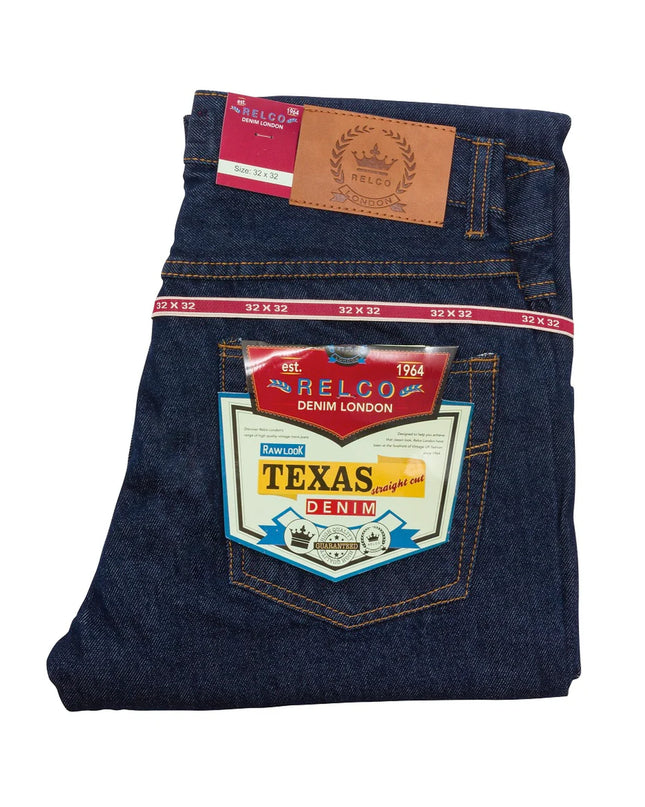 Relco Texas Dark Rinse Selvedge Style Jeans