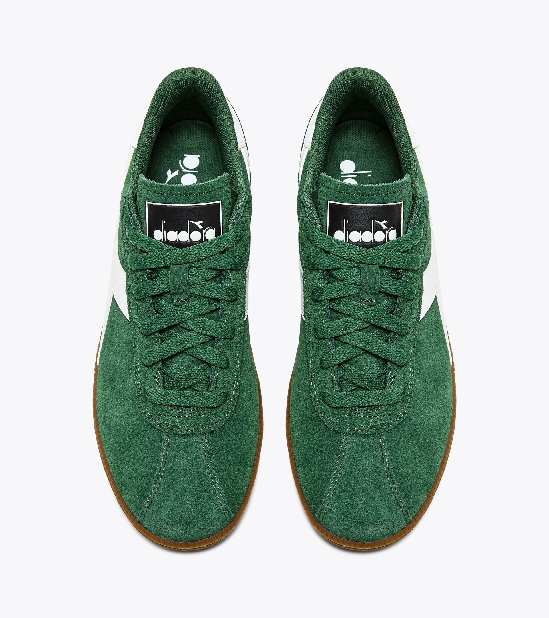 Diadora TOKYO Suede Trainers Green - Raw Menswear