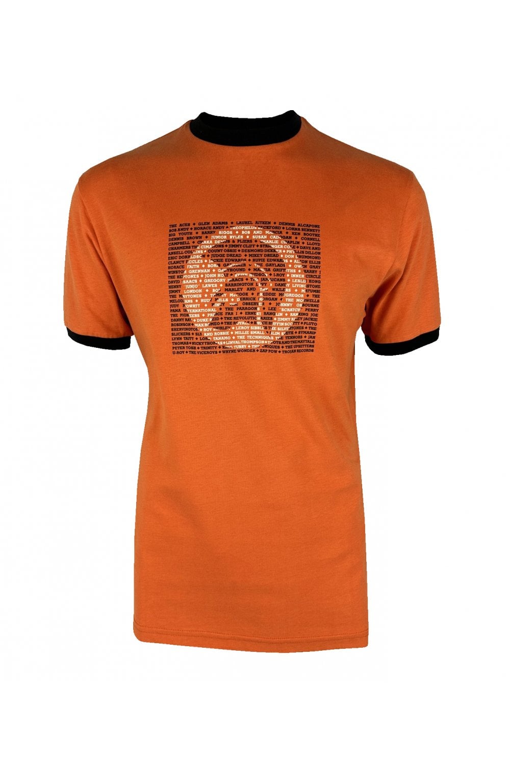 TROJAN Artist logo tee TC/1039 Orange - Raw Menswear