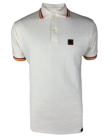 TROJAN Basket Knit Plain Panel Polo TR/9032 