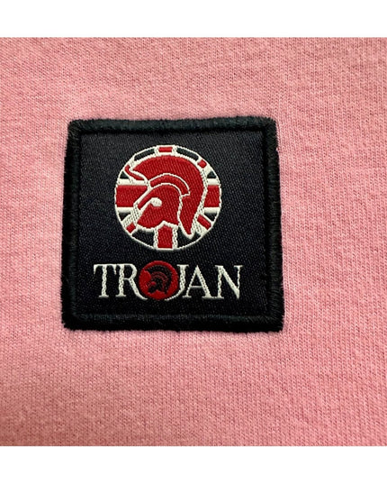 TROJAN Flag Badge Ringer Tee TR/9086 Pink