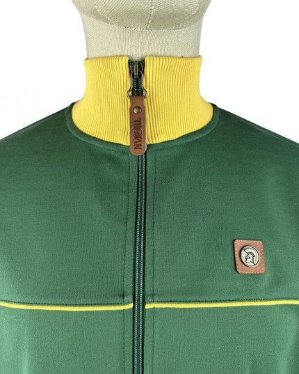 Trojan Piped Track Top TR/9104 Green