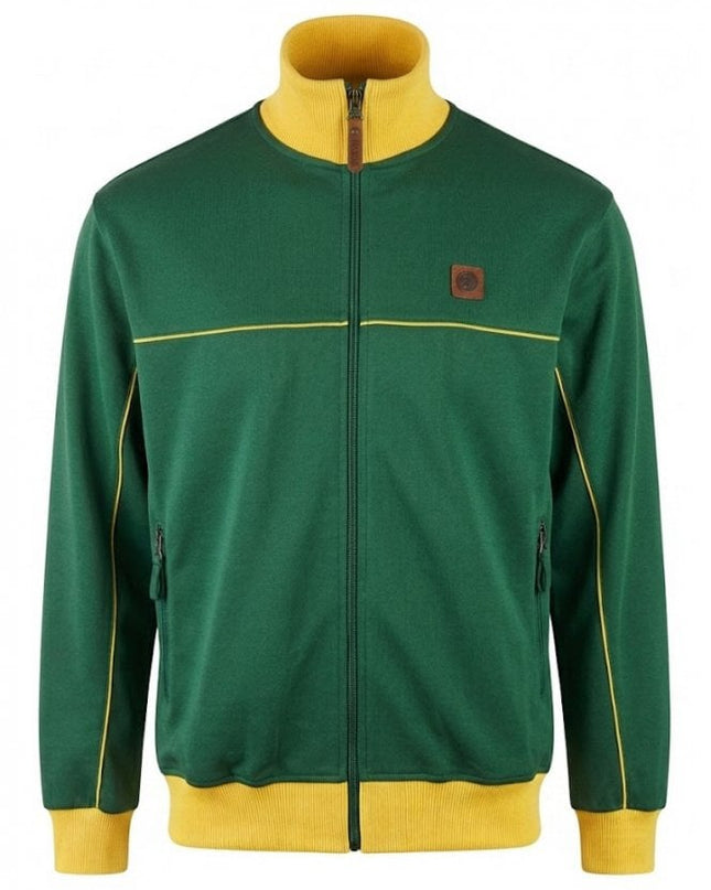 Trojan Piped Track Top TR/9104 Green
