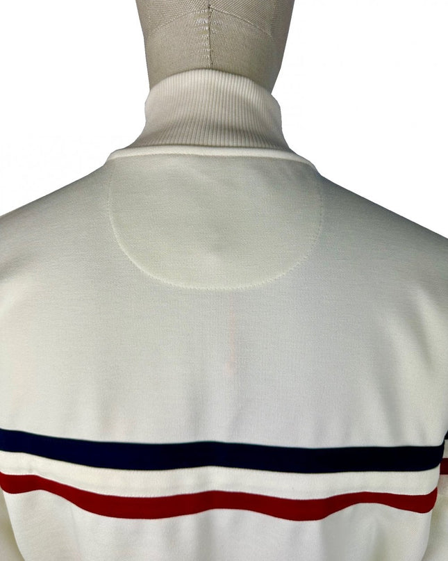 TROJAN Retro Stripe Track Top TR/9052 Ecru - 500