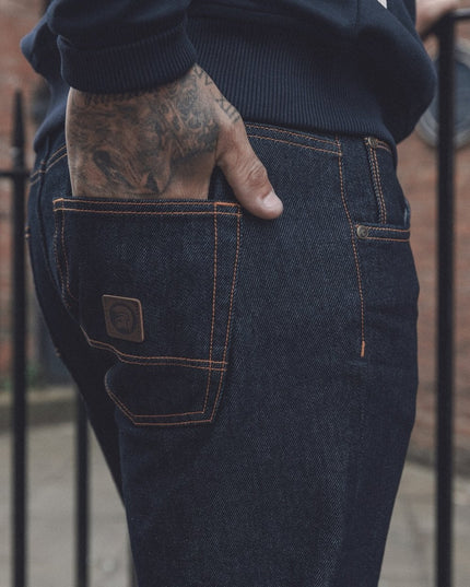 TROJAN Signature Orange Stitch Zip Fly Jean TC/1052