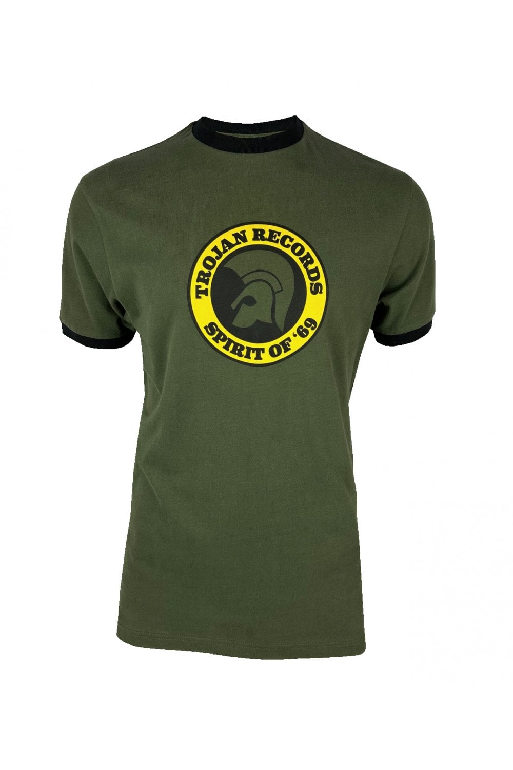 TROJAN Spirit Of '69 logo tee TC/1006 Army - Raw Menswear