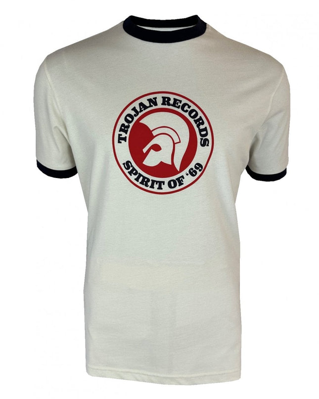 TROJAN Spirit Of '69 logo tee TC/1006 Ecru