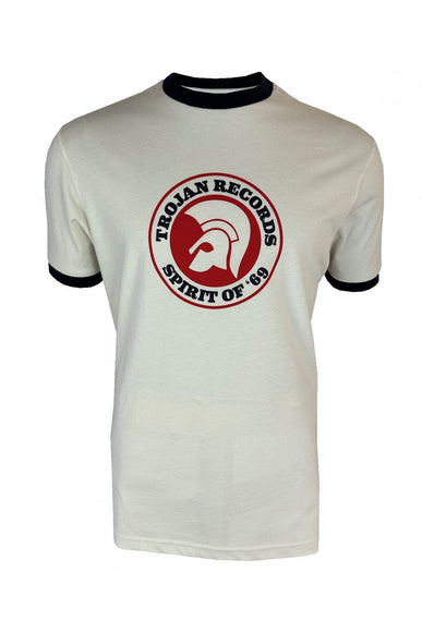 TROJAN Spirit Of '69 logo tee TC/1006 Ecru