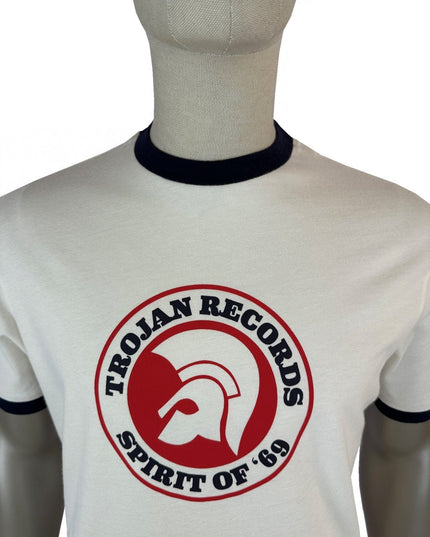 TROJAN Spirit Of '69 logo tee TC/1006 Ecru